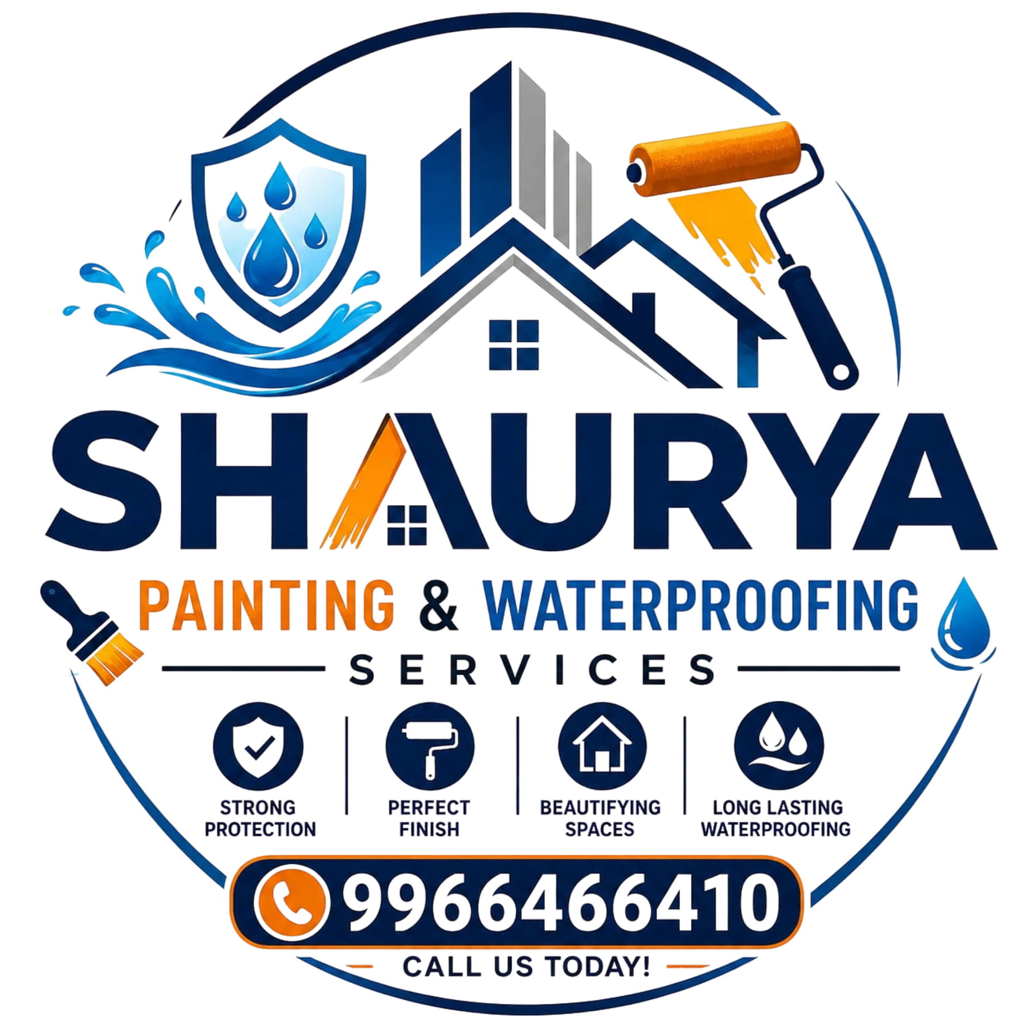 Shaurya Painting & Waterproofing Logo